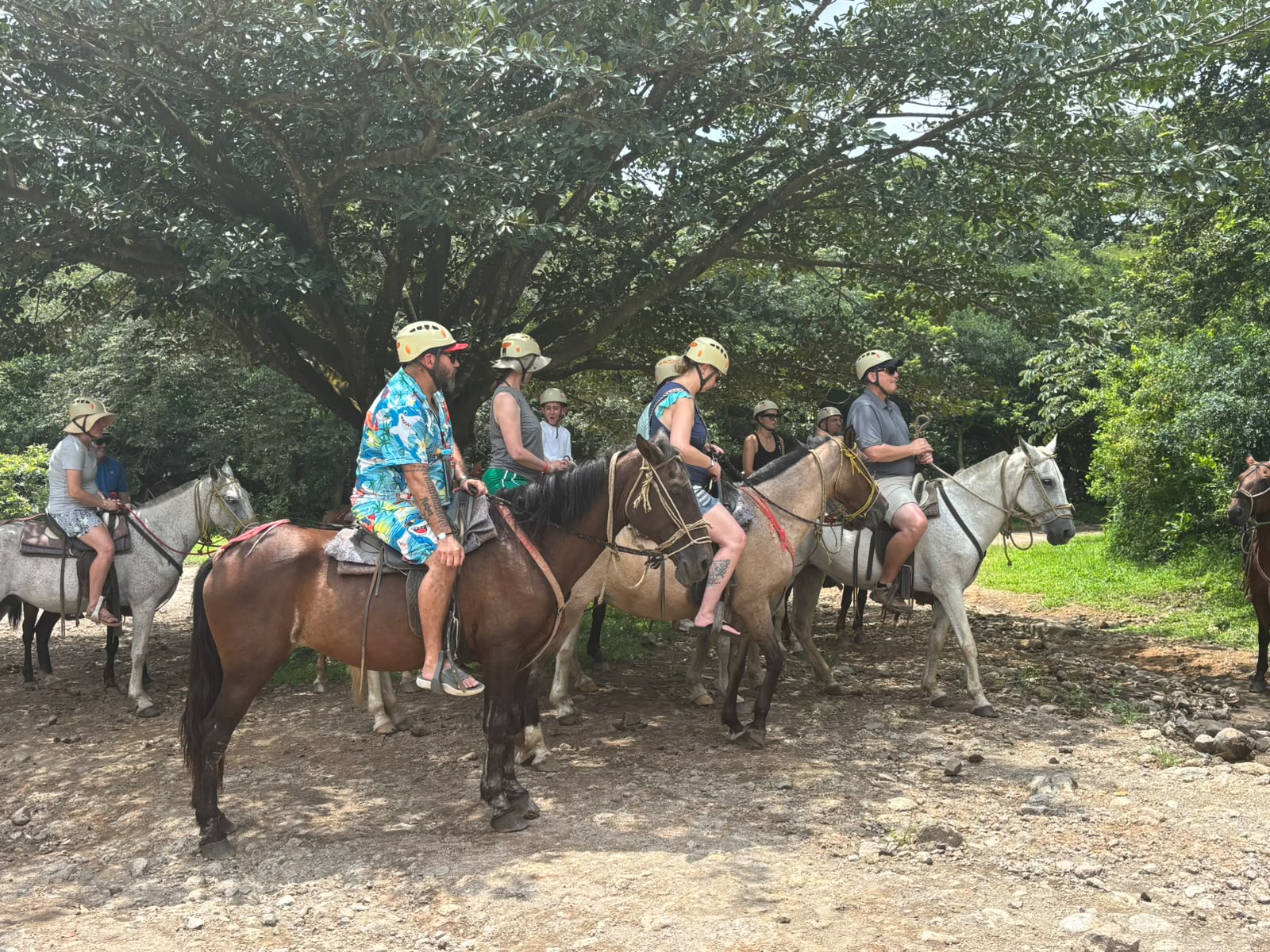 Paseo a caballo durante el Miravalles Volcano Tour